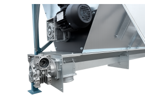 Industriell växellåda och motorassembly